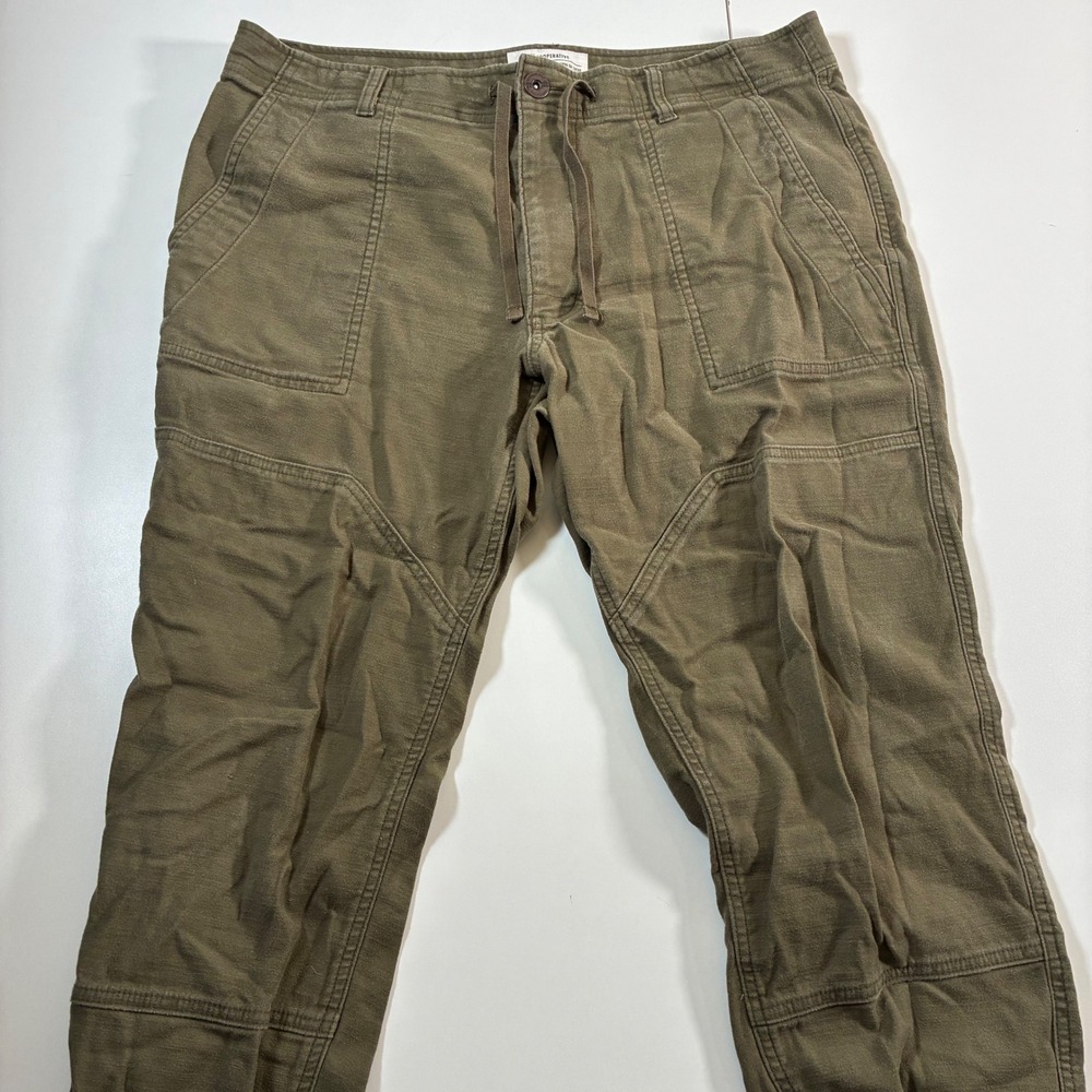 REI Co-op Jogger‎ Pants 36x27 Green Wallace Lake Stretch Utility (Tag 36x30)